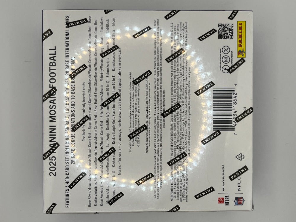 2025 Mosaic Football Mega Box - 42 Cards
