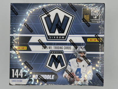 2025 Mosaic Football No Huddle Hobby Box - 144 Cards