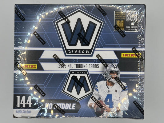 2025 Mosaic Football No Huddle Hobby Box - 144 Cards