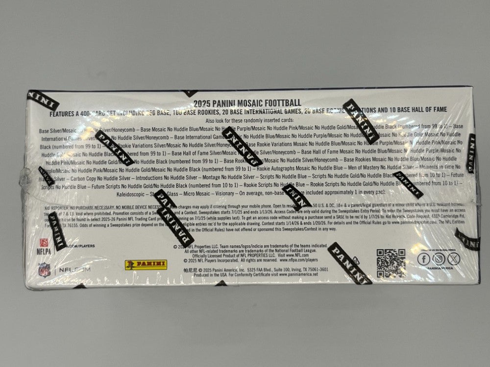 2025 Mosaic Football No Huddle Hobby Box - 144 Cards