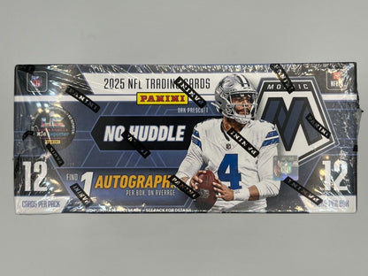 2025 Mosaic Football No Huddle Hobby Box - 144 Cards