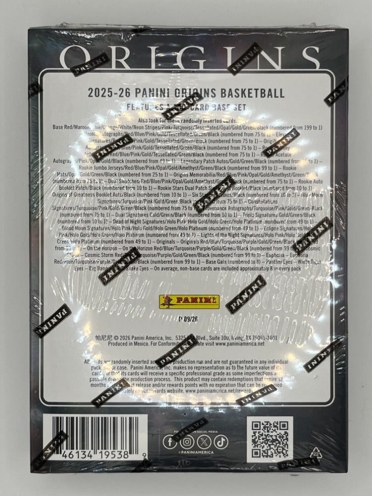 2025-26 Origins Basketball Hobby Box - 10 Cards