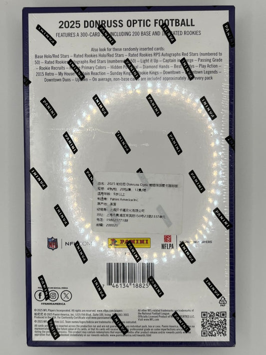 2025 Optic Football International Hobby Box - 80 Cards
