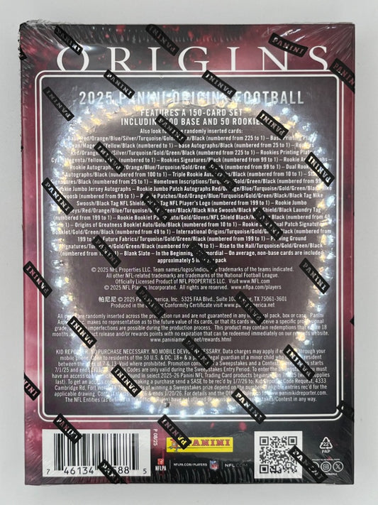 2025 Origins Football Hobby Box - 7 Cards