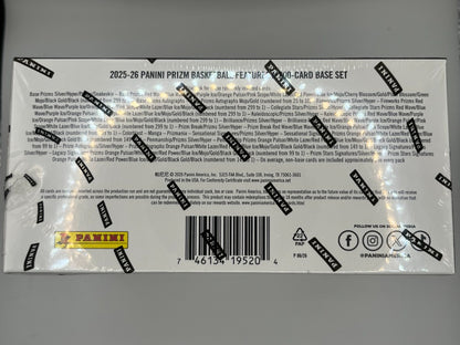 2025-26 Prizm Basketball Hobby Box - 144 Cards