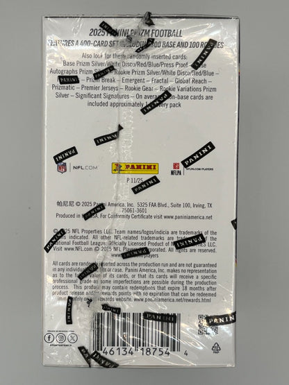2025 Prizm Football Blaster box - 24 Cards