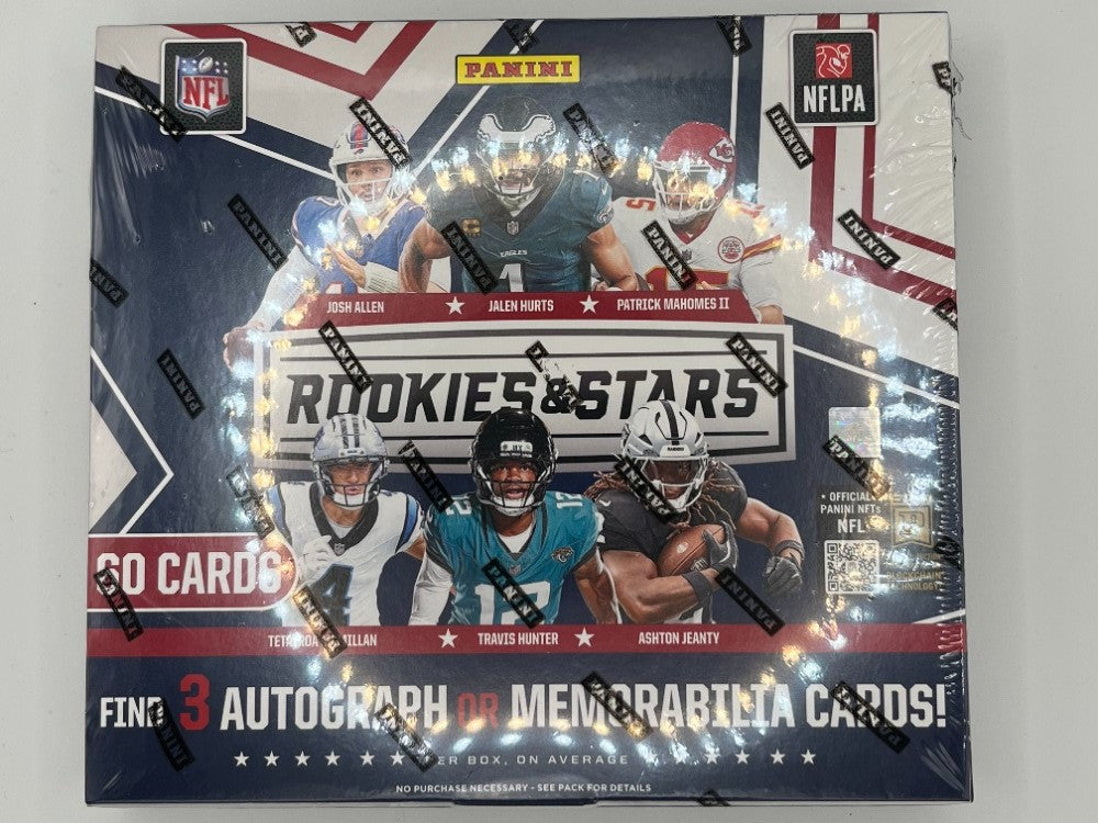 2025 Rookies and Stars Football Hobby Box - 60 Cards