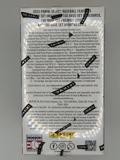 2025 Select Baseball Hobby Blaster Box - 24 Cards