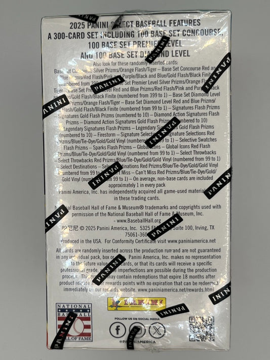 2025 Select Baseball Retail Blaster Box - 24 Cards