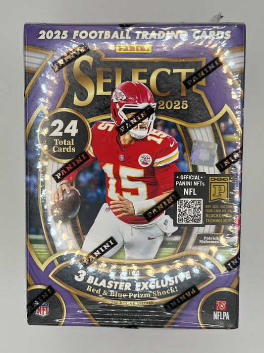 2025 Select Football Blaster Box Purple - 24 Cards