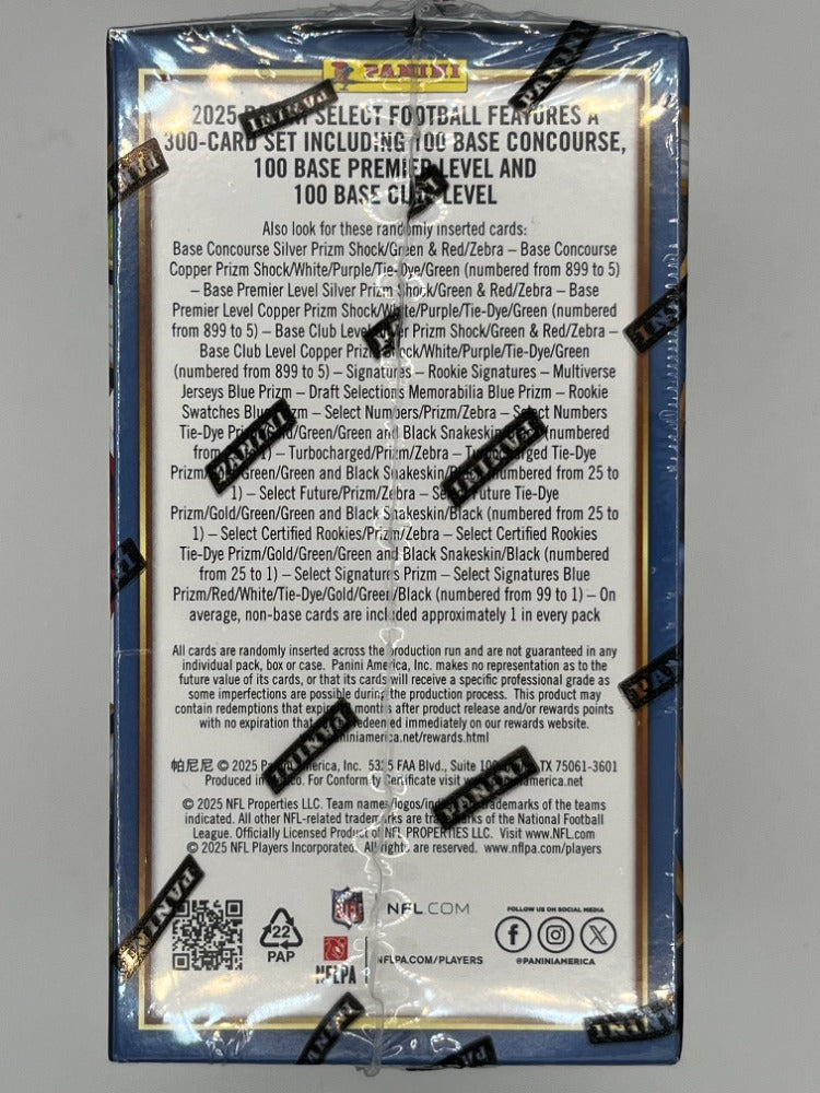 2025 Select Football Blue Blaster Box - 24 Cards