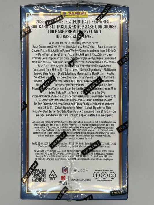 2025 Select Football Blue Blaster Box - 24 Cards