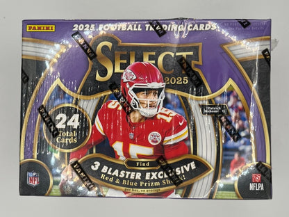 2025 Select Football Blaster Box Purple - 24 Cards