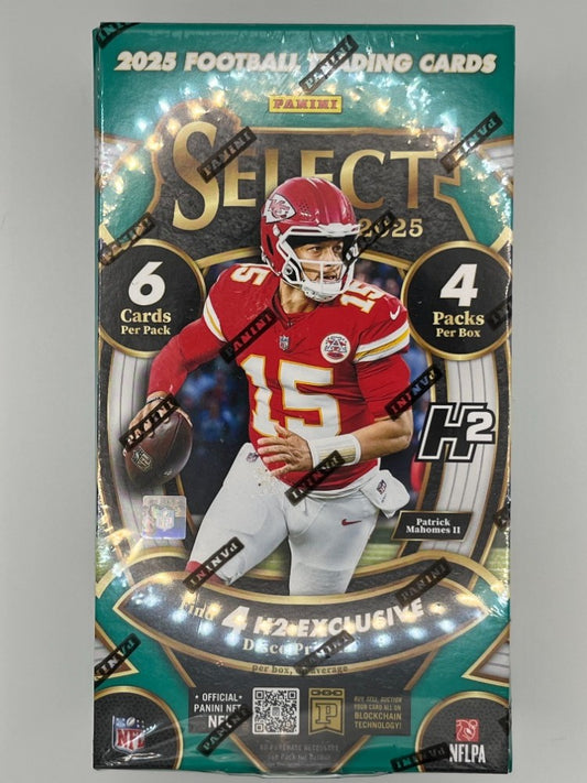 2025 Select Football H2 Hobby Box - 24 Cards