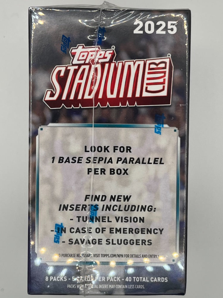 2025 Topps Stadium Club Baseball Blaster Box - 40 Cards