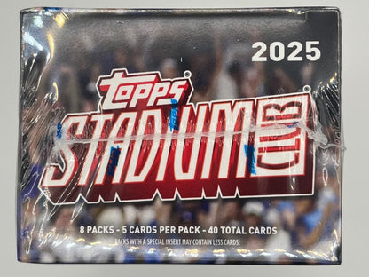 2025 Topps Stadium Club Baseball Blaster Box - 40 Cards