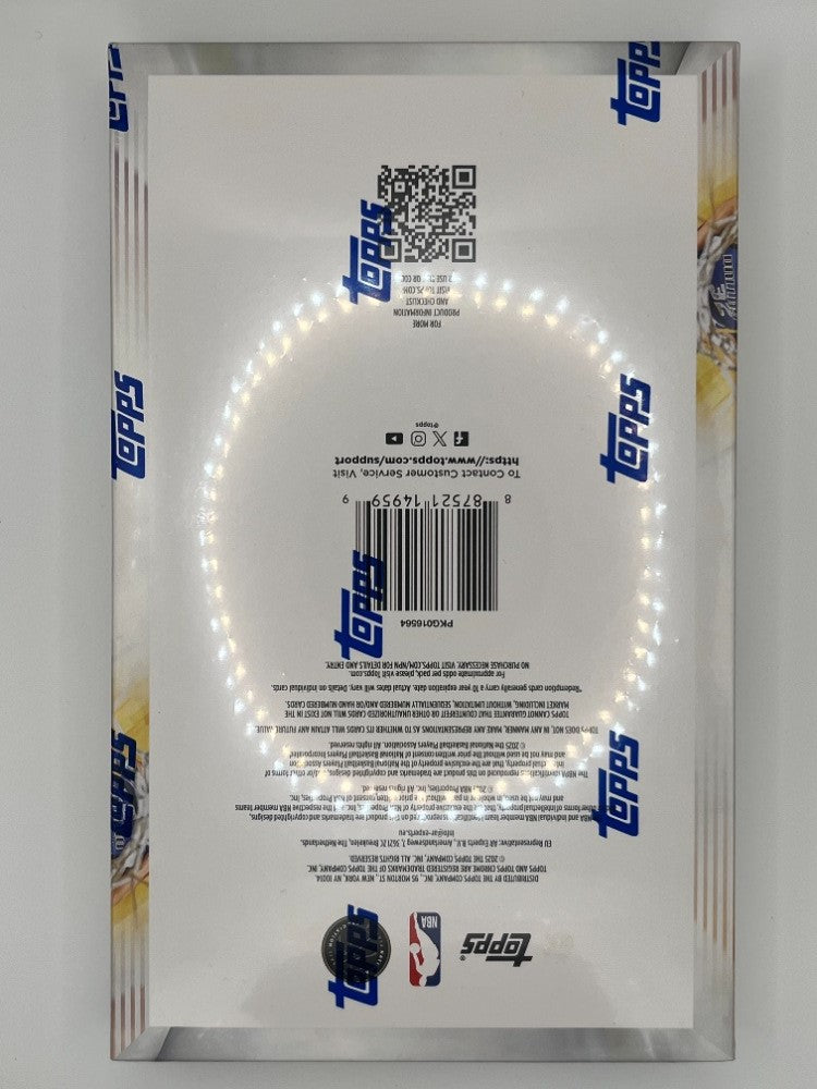 2025-26 Topps Chrome Basketball Hobby Box - 80 Cards