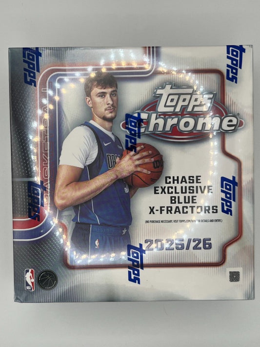 2025-26 Topps Chrome Basketball Mega Box - 42 Cards