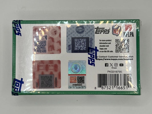 2026 Topps Chrome The National Sports Collectors Convention Football Hobby Box - 16 Cards