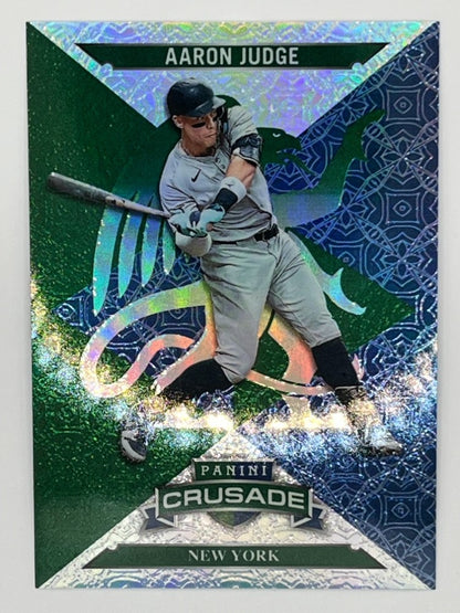 2025 Crusade Aaron Judge Crusade Green # 38, Serialized 234/249