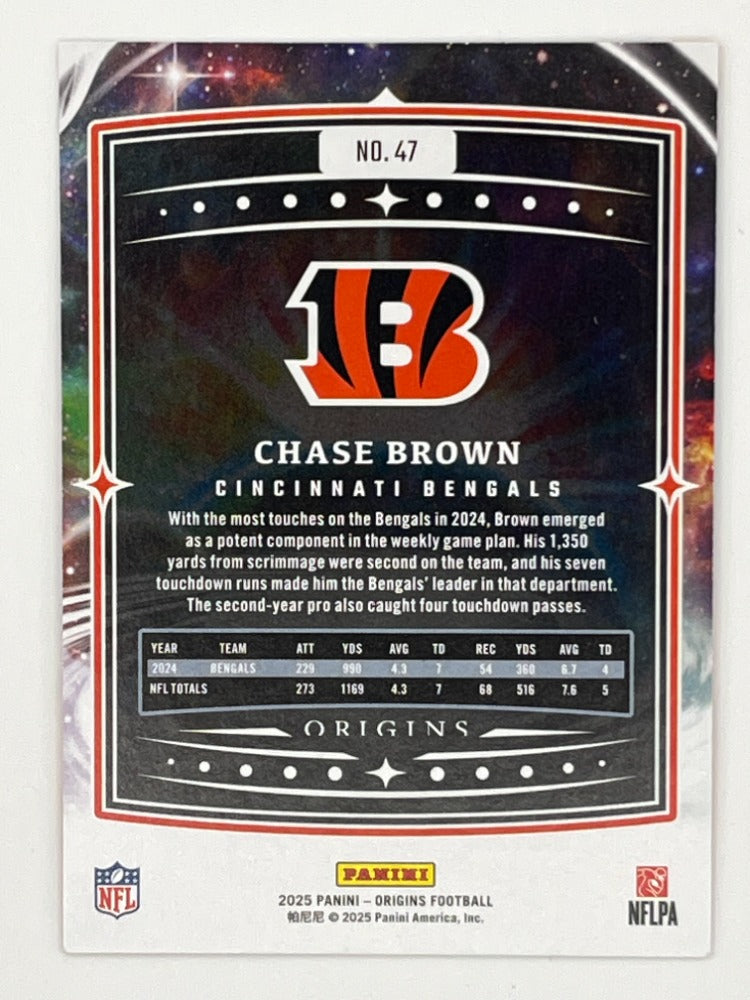 2025 Origins Chase Brown Orange # 47 - Serialized 1/10