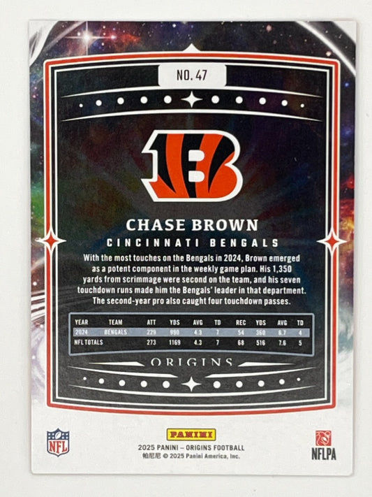 2025 Origins Chase Brown Orange # 47 - Serialized 1/10