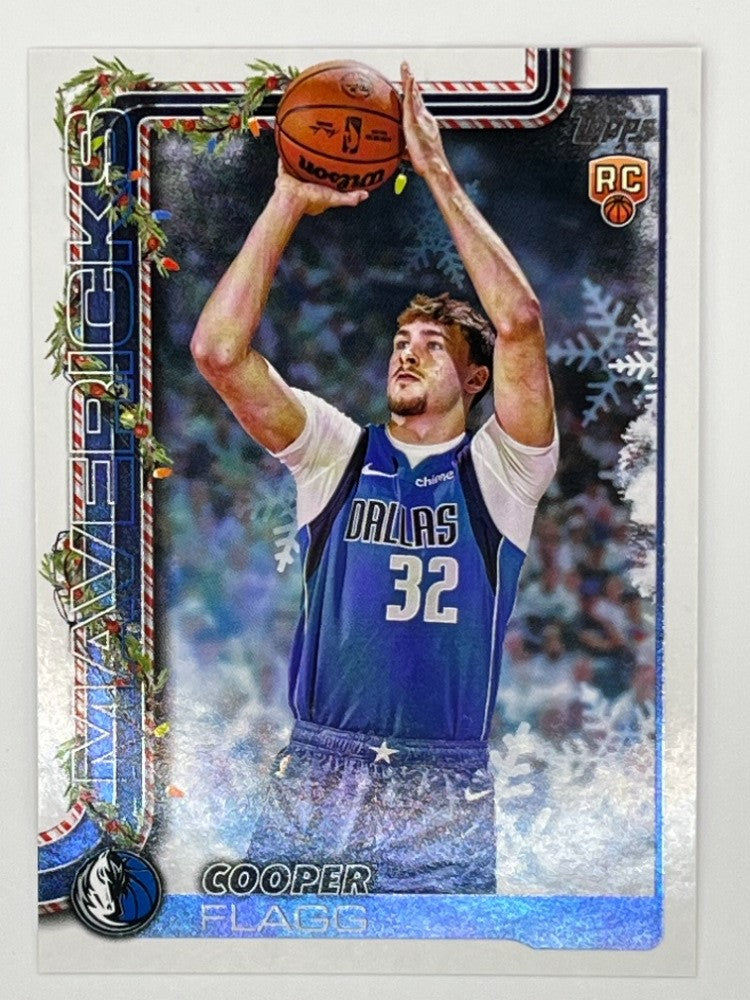 2025-26 Topps Holiday Cooper Flagg # SSB-CF, Rookie Card Special Subset Variation