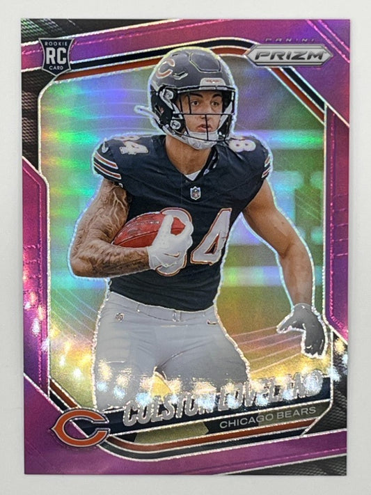 2025 Prizm Colston Loveland Purple Prizm Rookie # 319 - Serialized 26/125