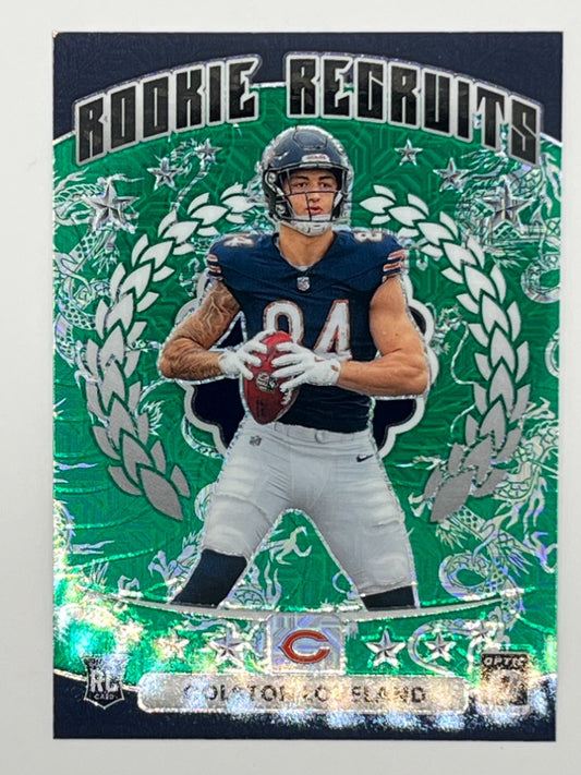 2025 Optic Colston Loveland Rookie Recruits Dragon # 10 - Serialized 9/24