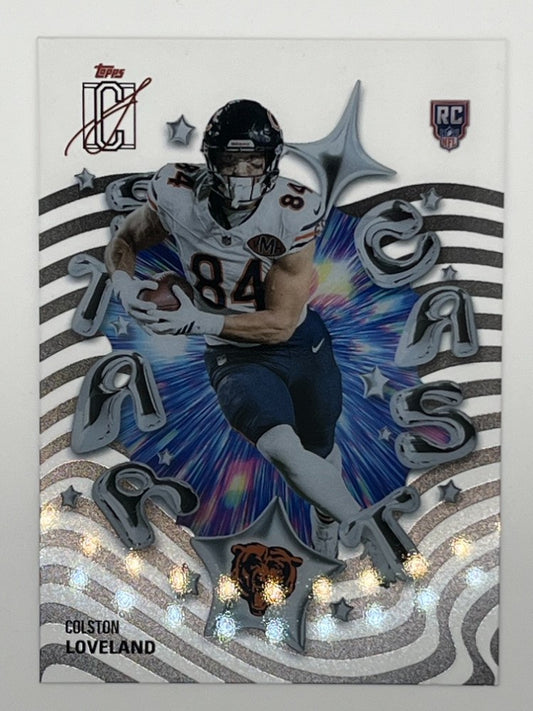 2025 Topps Signature Class Colston Loveland Star Cast Rookie Case Hit # SC-9