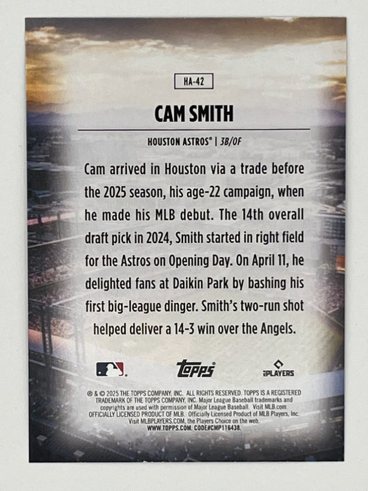 2025 Topps Cam Smith Home Field Advantage # HA-42