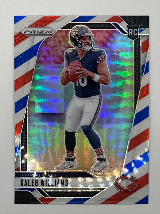 2024 Prizm Caleb Williams Red White and Blue Prizm # 301