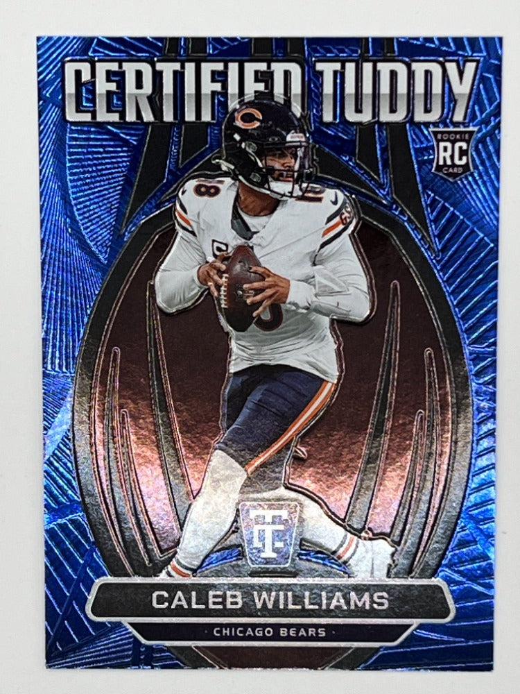 2024 Totally Certified Caleb Williams, Certified Tuddy # 2, Rookie Card 093/199