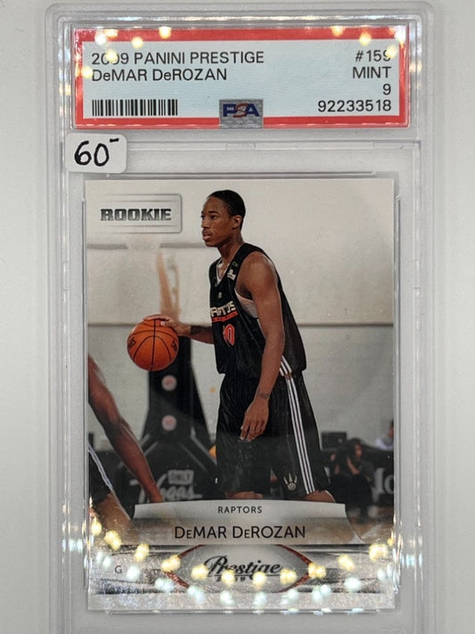 2009-10 Prestige DeMar DeRozan Rookie # 159 PSA 9