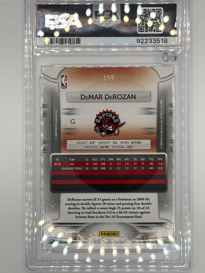 2009-10 Prestige DeMar DeRozan Rookie # 159 PSA 9
