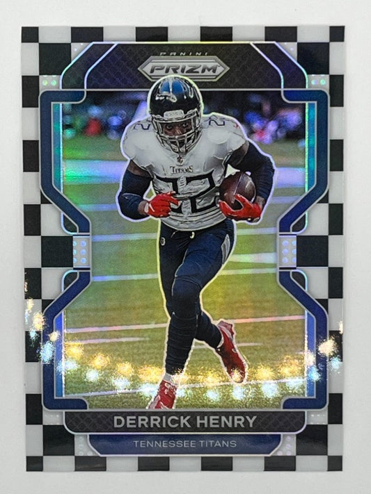 2021 Prizm Derrick Henry Black and White Checkered Prizm # 4