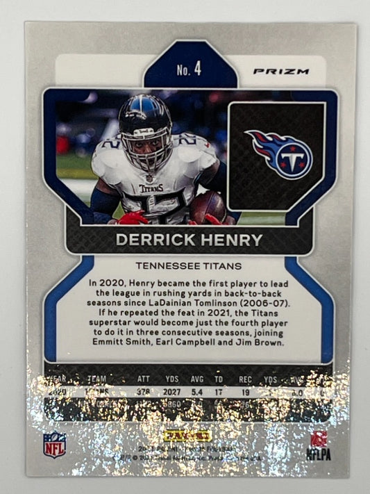 2021 Prizm Derrick Henry # 4, Black & White Prizm