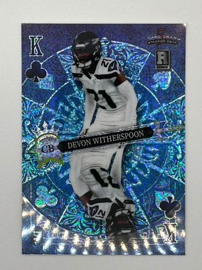 2023 Wild Card, 7 Card Draw, Devon Witherspoon # DK-DW, 1/1