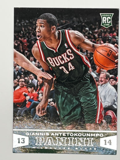 2013-14 Panini Giannis Antetokounmpo # 194, Rookie Card