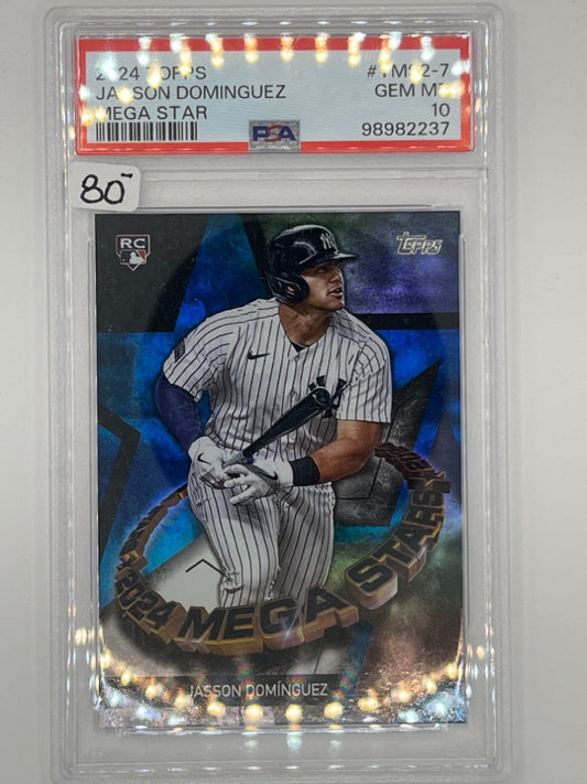 2024 Topps Jasson Dominguez Mega Star Rookie # TMS2-7 PSA 10