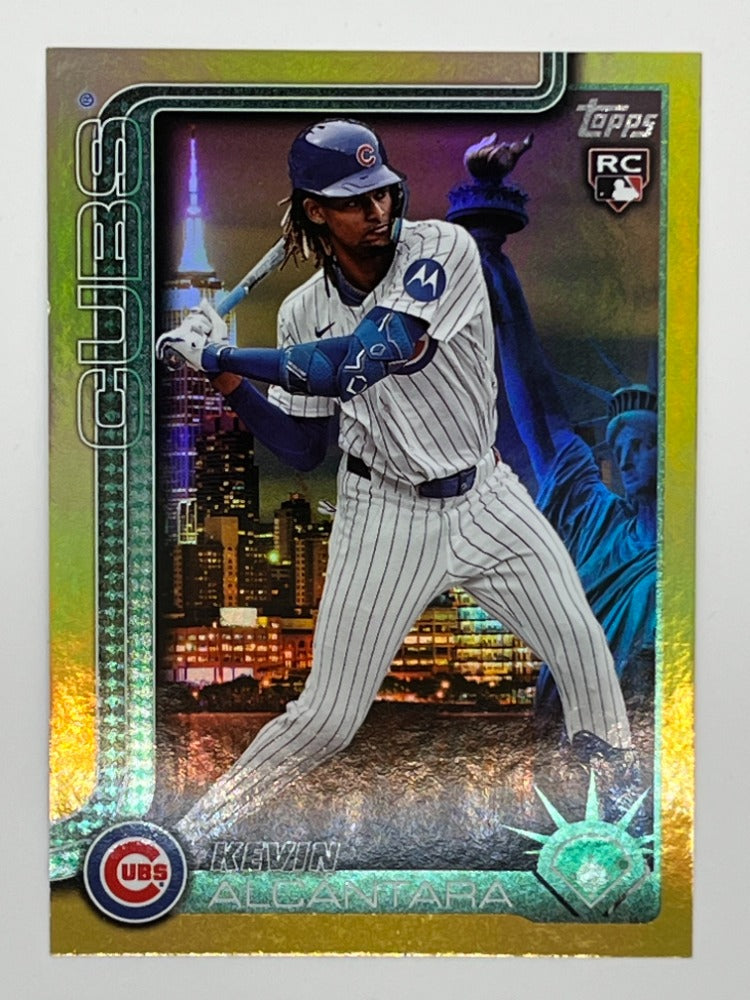 2025 Topps Kevin Alcantara # 578 Rookie Card, Serialized 30/50