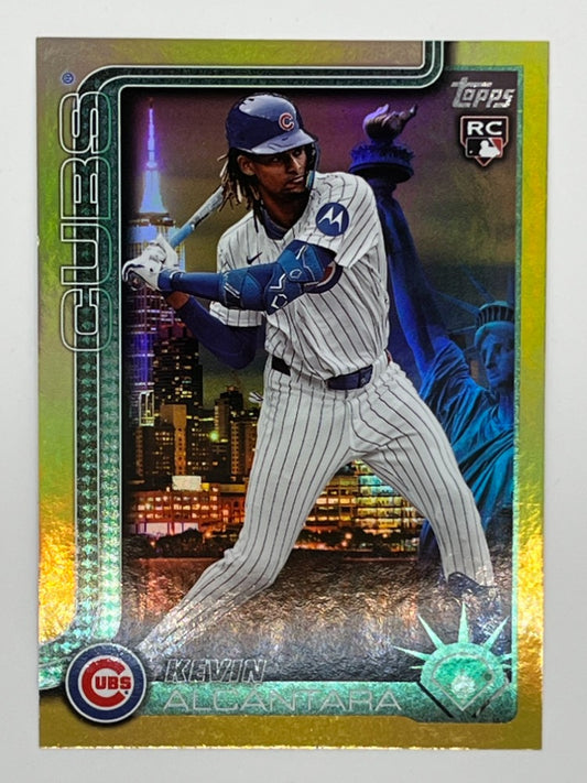2025 Topps Kevin Alcantara # 578 Rookie Card, Serialized 30/50