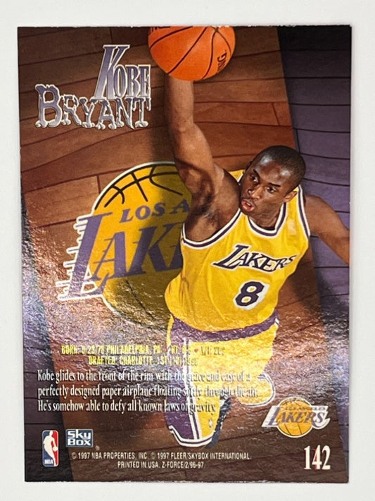 1996-97 Skybox Z Force Kobe Bryant # 142, Rookie Card