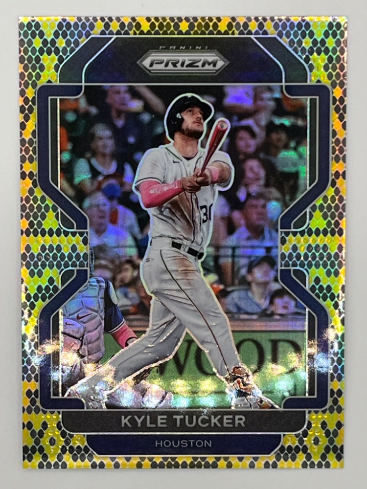 2022 Prizm Kyle Tucker Snakeskin Prizm # 5, Serialized 1/50