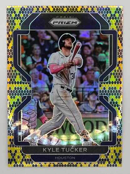 2022 Prizm Kyle Tucker Snakeskin Prizm # 5, Serialized 1/50