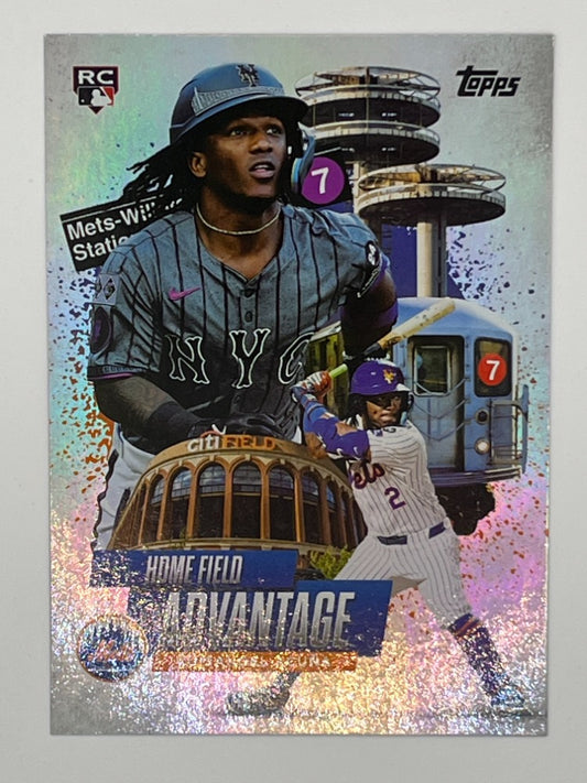 2025 Topps Luisangel Acuna Home Field Advantage # HA-31 Rookie Card