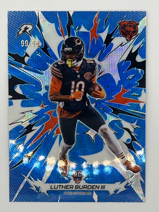 2025 Topps Resurgence Luther Burden III Rookie Blue Surge # 117 - Serialized 99/99
