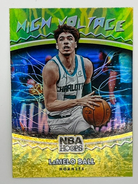2021-22 Hoops LaMelo Ball High Voltage # 21, Holo Subset