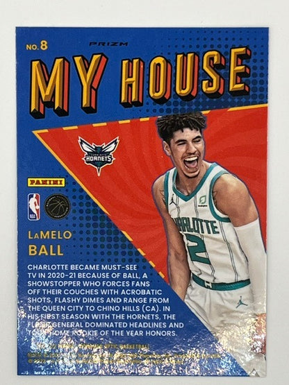 2021-22 Donruss Optic LaMelo Ball My House Green # 8, Subset