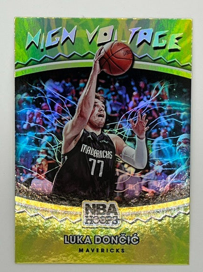 2021-22 Hoops Luka Doncic High Voltage # 25, Holo Subset